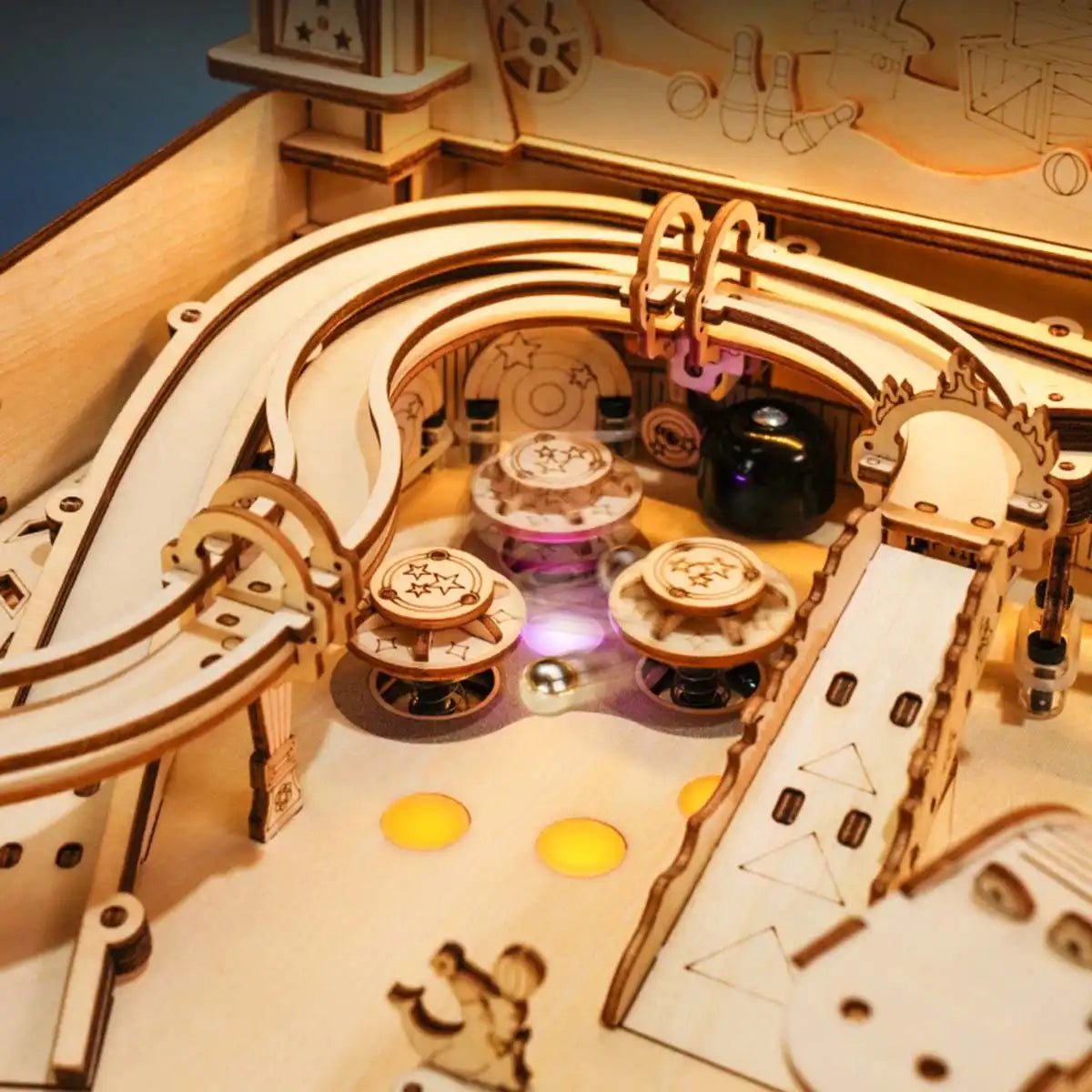 Robotime 3D Pinball Model - Wood
