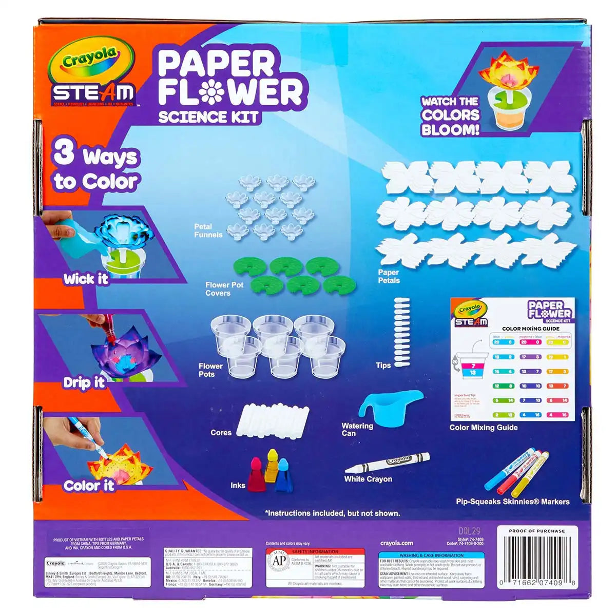 Crayola STEAM: Paper Flower Science kit