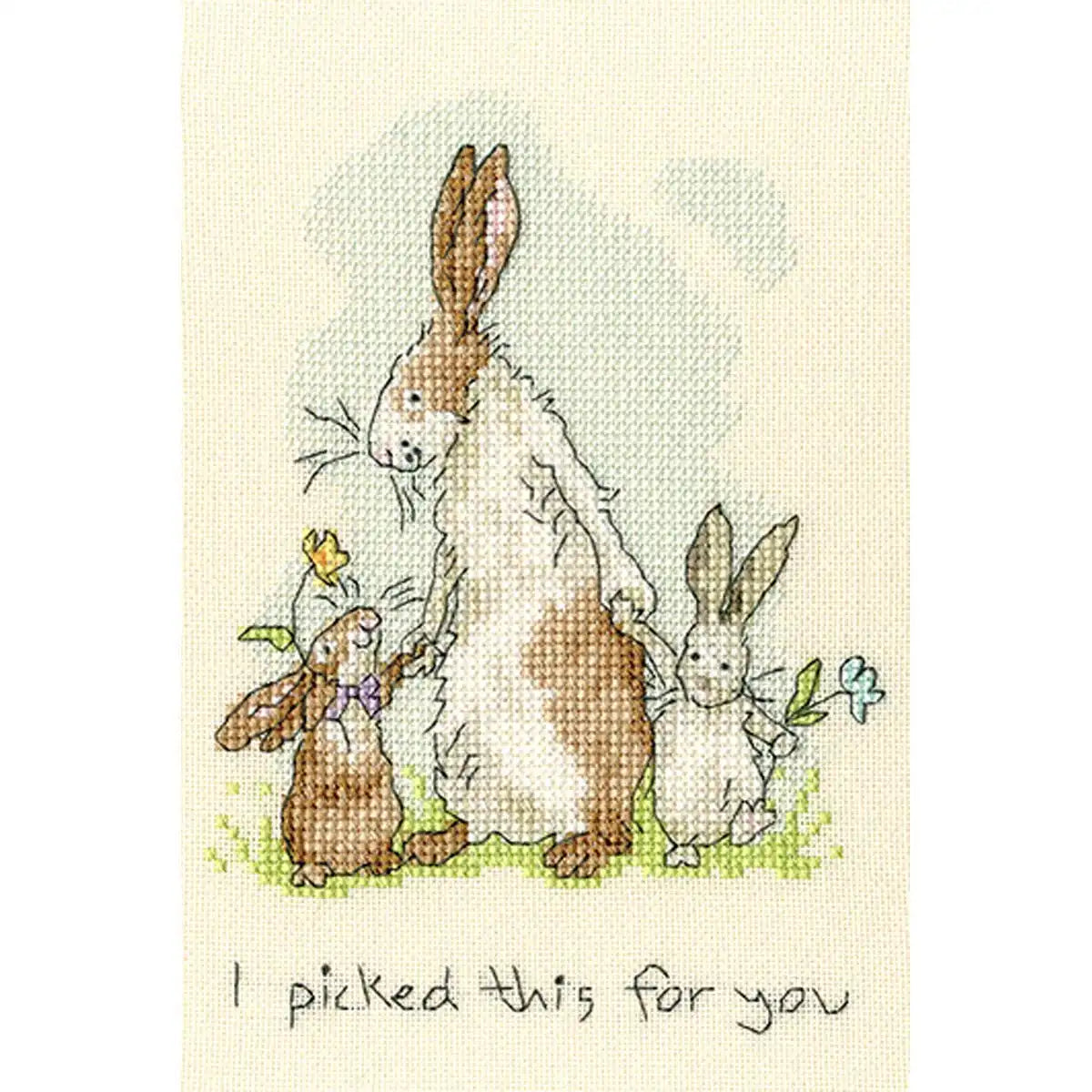 Boye I Picked This For You Counted Cross-Stitch Kit