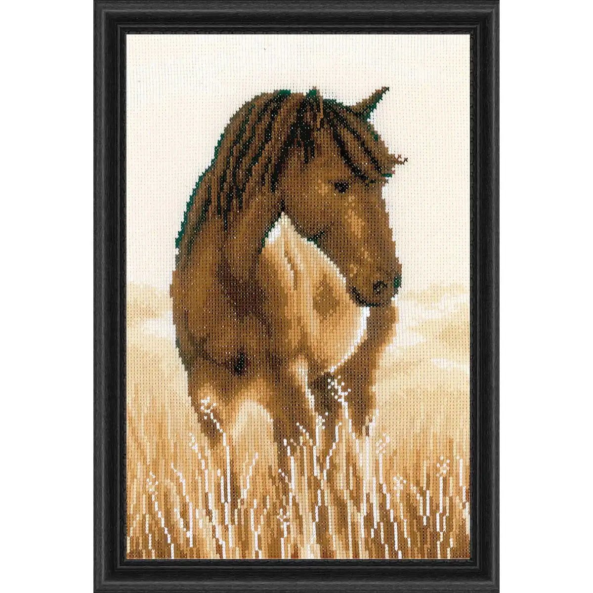 Vervaco Horse Kit & Frame Counted Cross-Stitch Kit