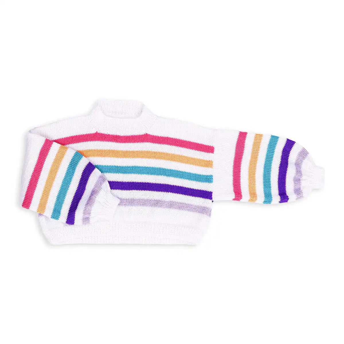 Caron Dropped & Cropped Pullover Knit Kit
