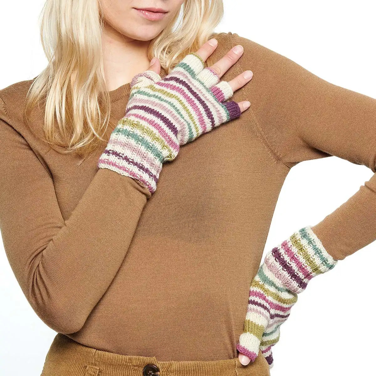 Patons Fingerless Gloves Knit Kit