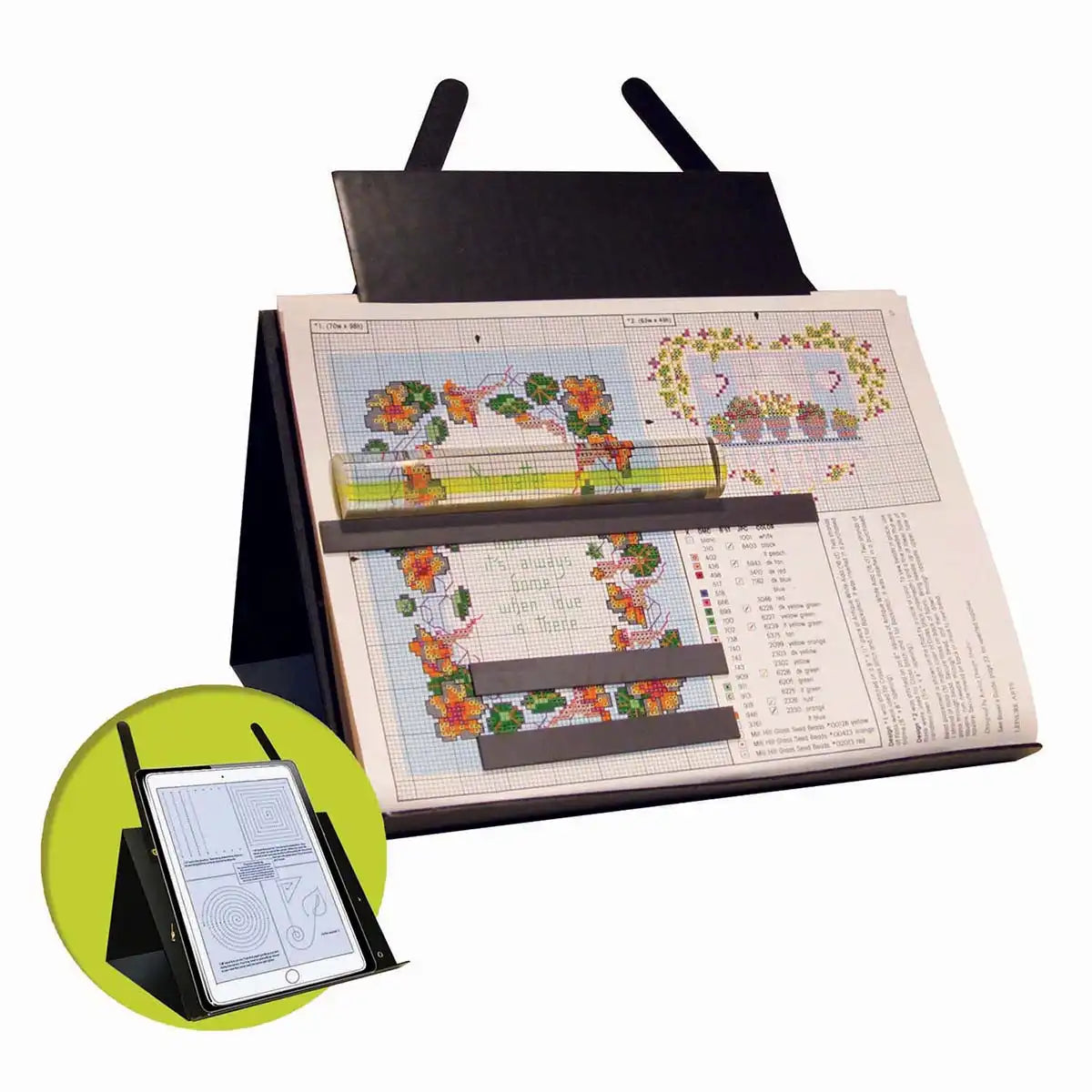 PROP-IT Portable Magnifying Needlework Pattern Holder