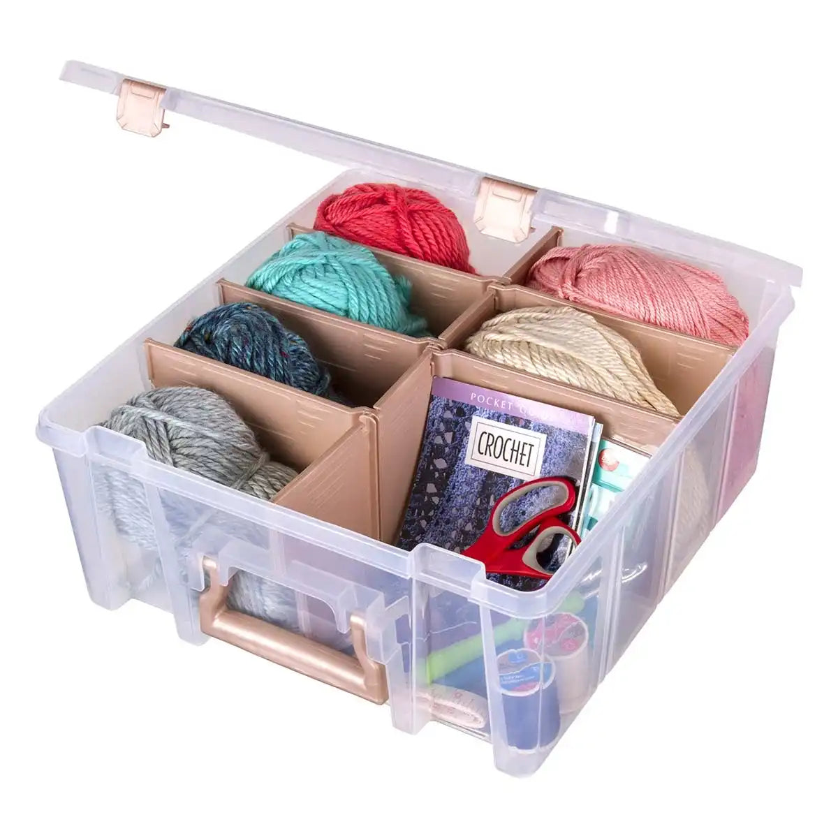 ArtBin Super Satchel Double Deep Box with Removable Dividers Accessory
