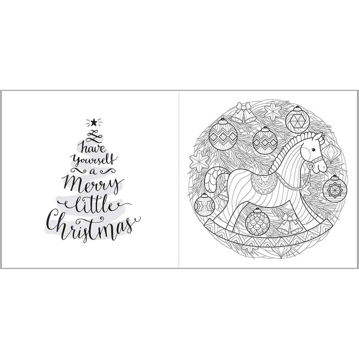 Brain Games Christmas Coloring Book