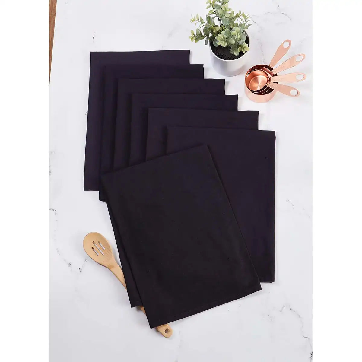 Chalkboard Dish Towels Set of 7 Fabric Blank