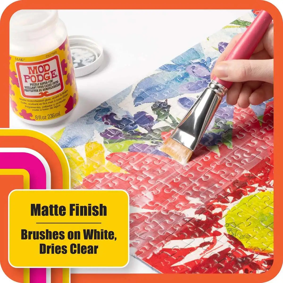 Plaid Mod Podge Puzzle Saver Matte Adhesive