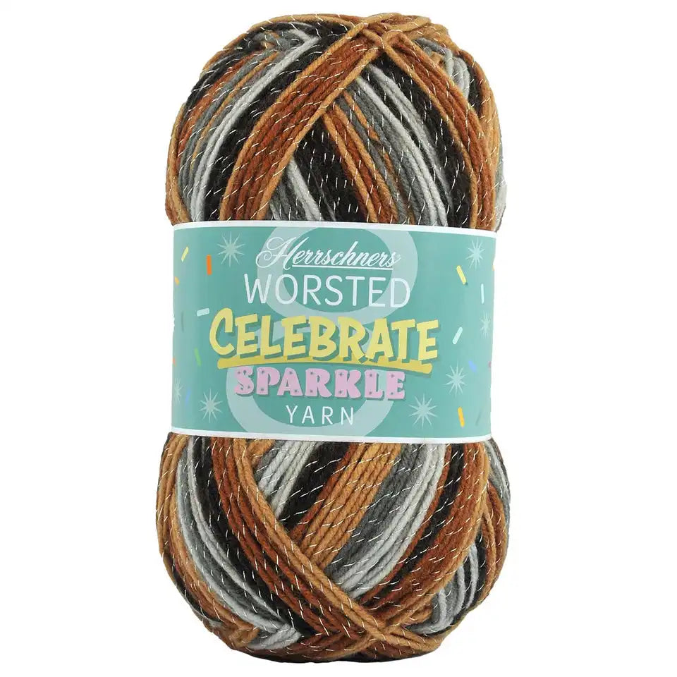 Herrschners Worsted 8 Celebrate Sparkle Yarn