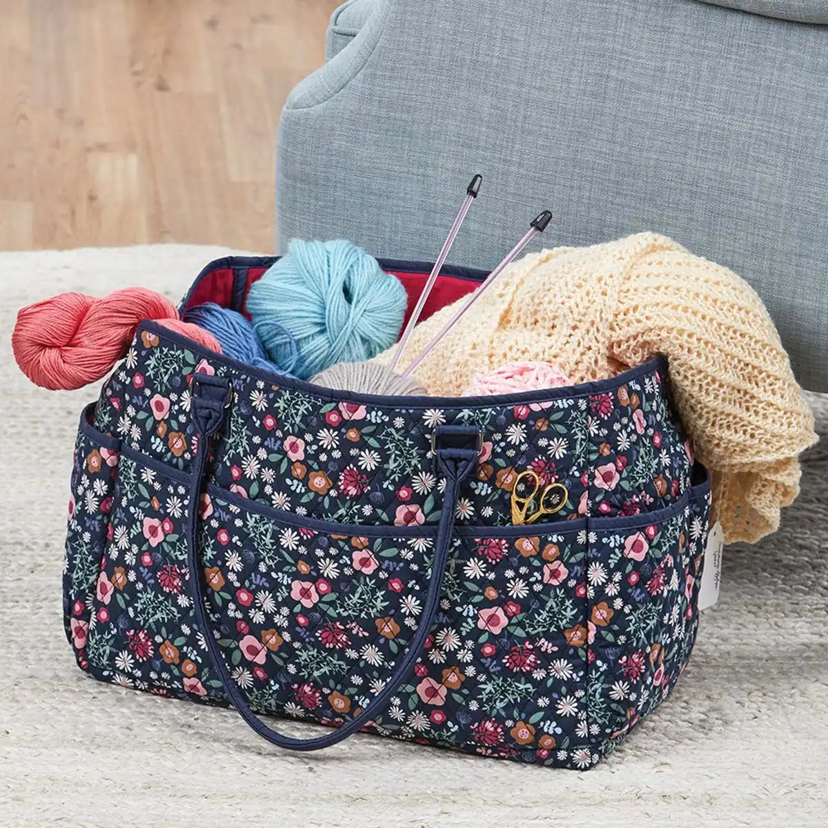 Quilted Deluxe Tote - Petal Parade Accessory