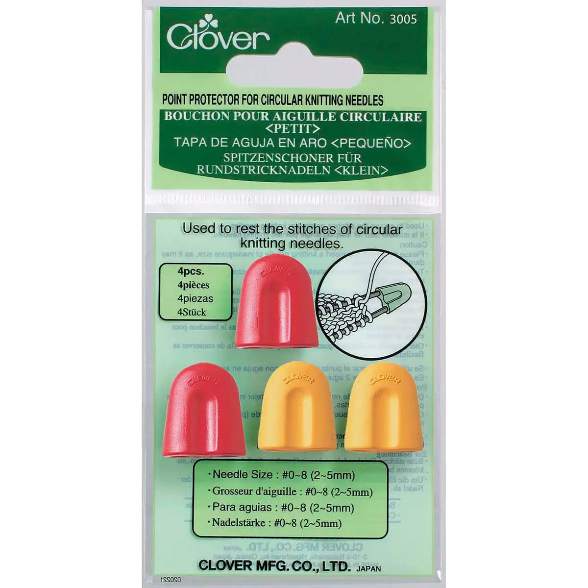 Clover Point Protectors for Circular Knitting Needles-Large Accessory