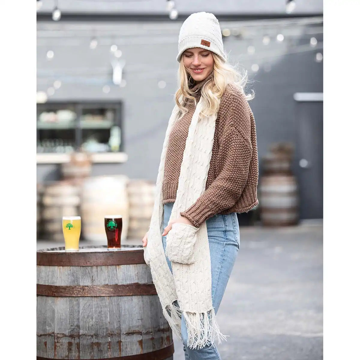 Britt's Knits Beyond Soft Hat & Scarf, Set of 2