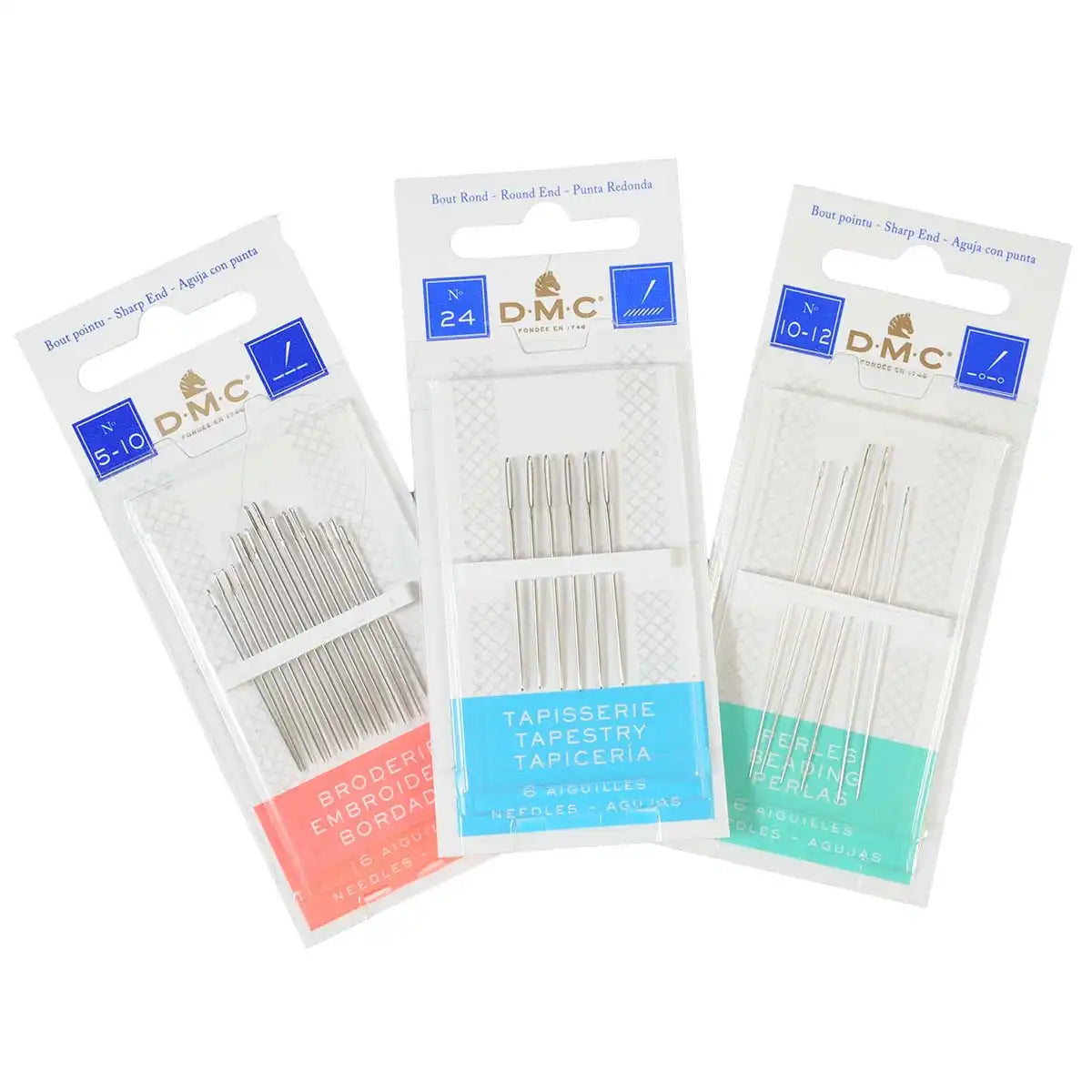 DMC EMBROIDERY NEEDLES PKG 12 Needles