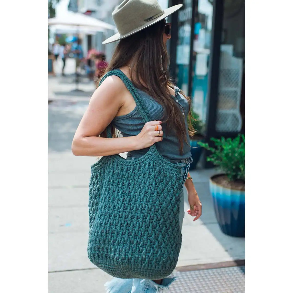 Lion Brand Eastern Market Tote Pattern Free Download