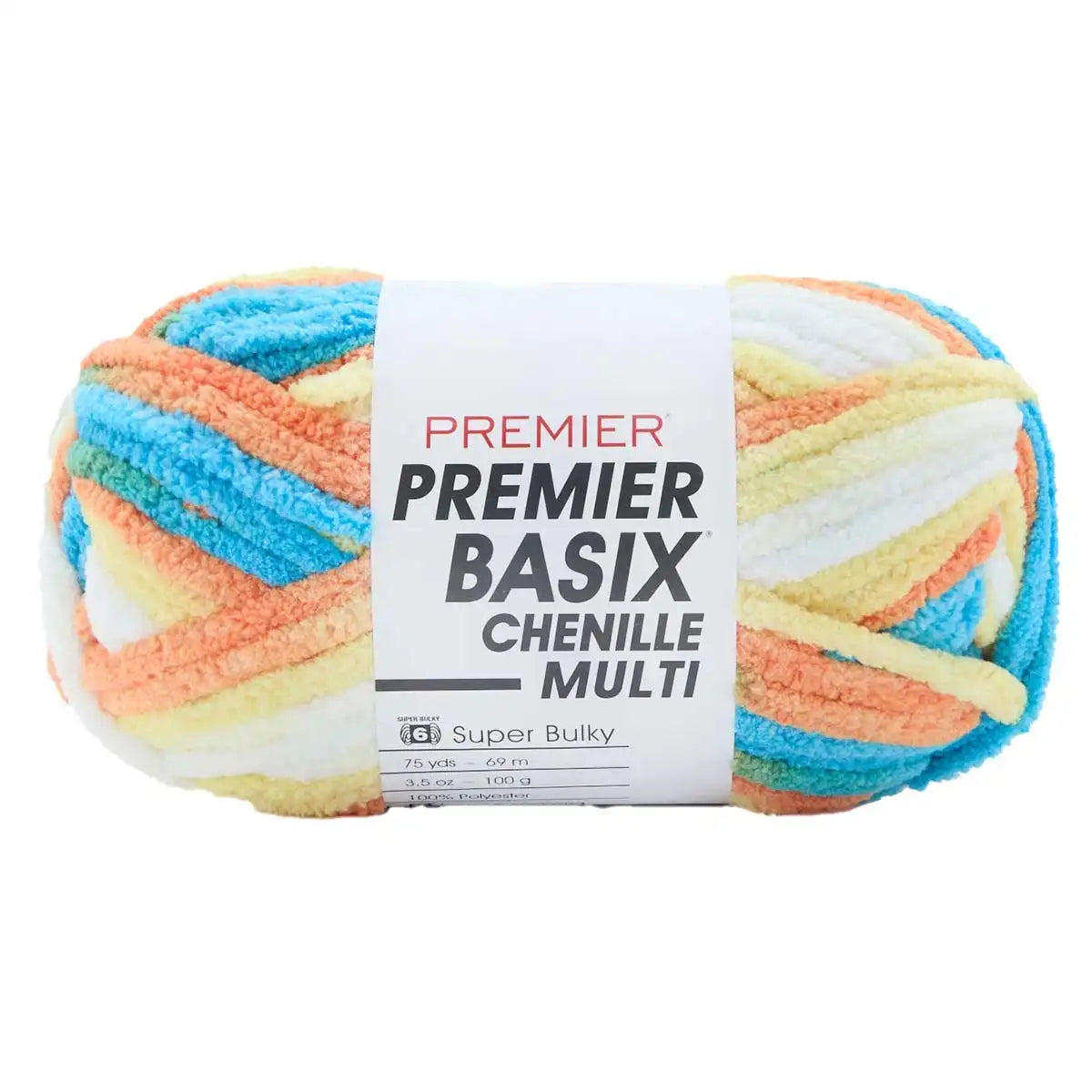 Premier Basix Chenille Yarn Multi Yarn