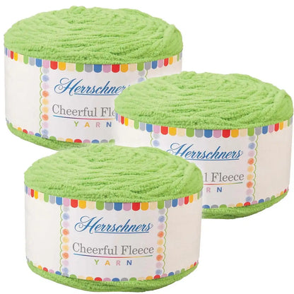 Herrschners Cheerful Fleece-Bag of 3 Yarn Pack