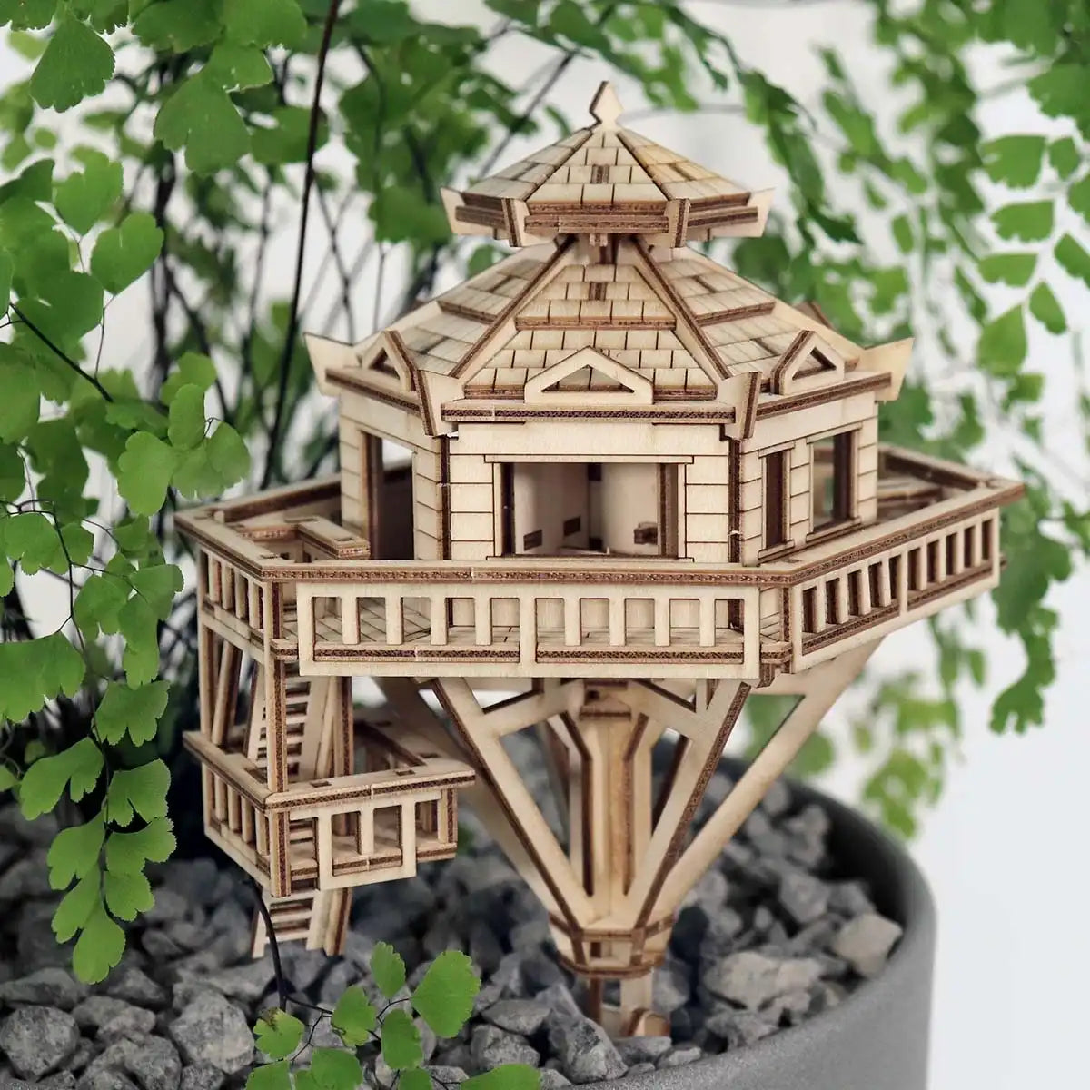 Tiny Treehouses Woodland Outpost Model - Wood