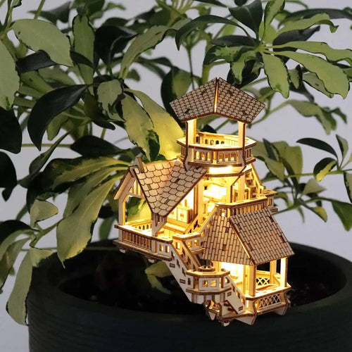 Tiny Treehouses Forest Cottage Model - Wood