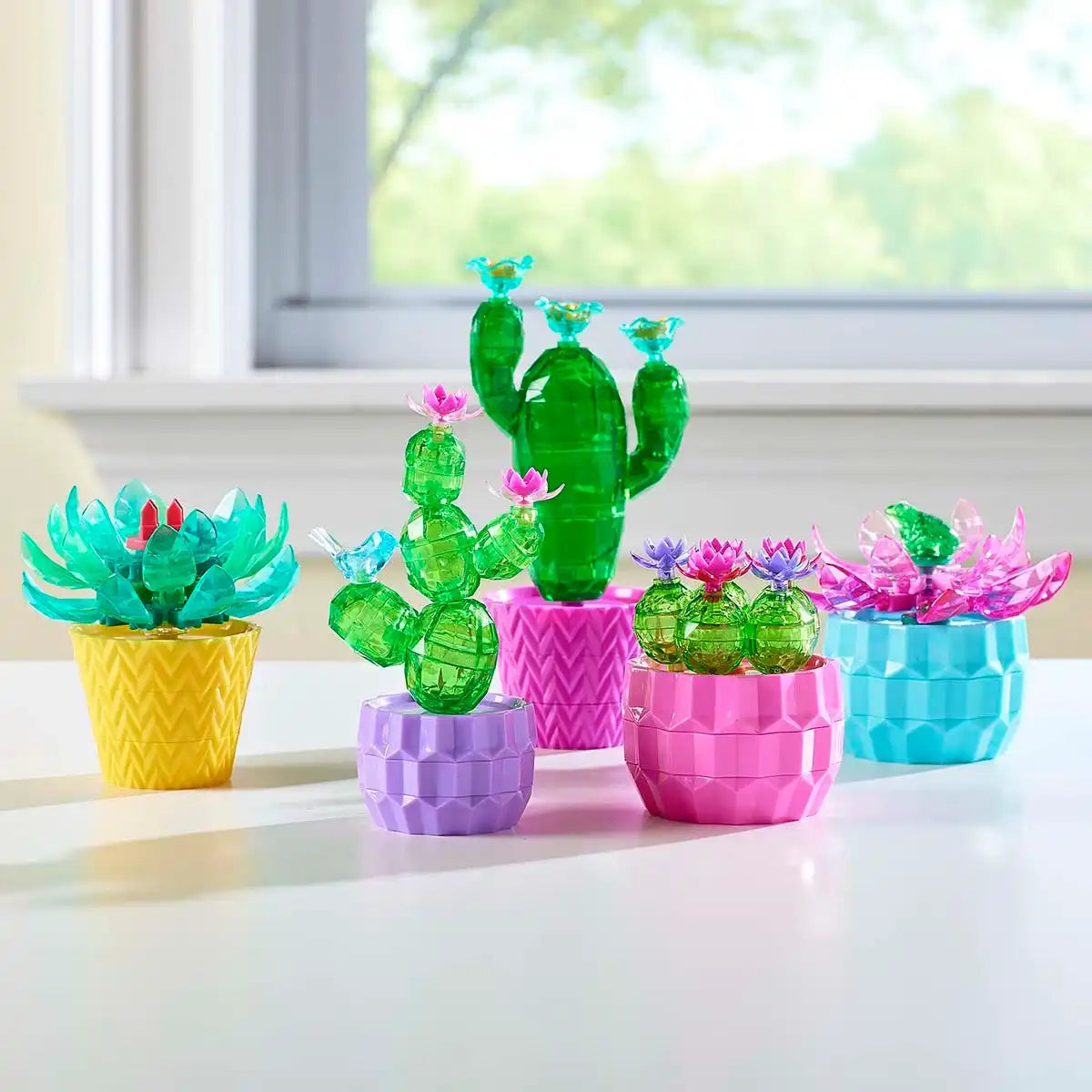 Rose Art Crystal Gem Creations Jewel Succulents Model