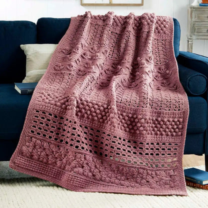 Herrschners Bookworm Blanket Crochet Kit
