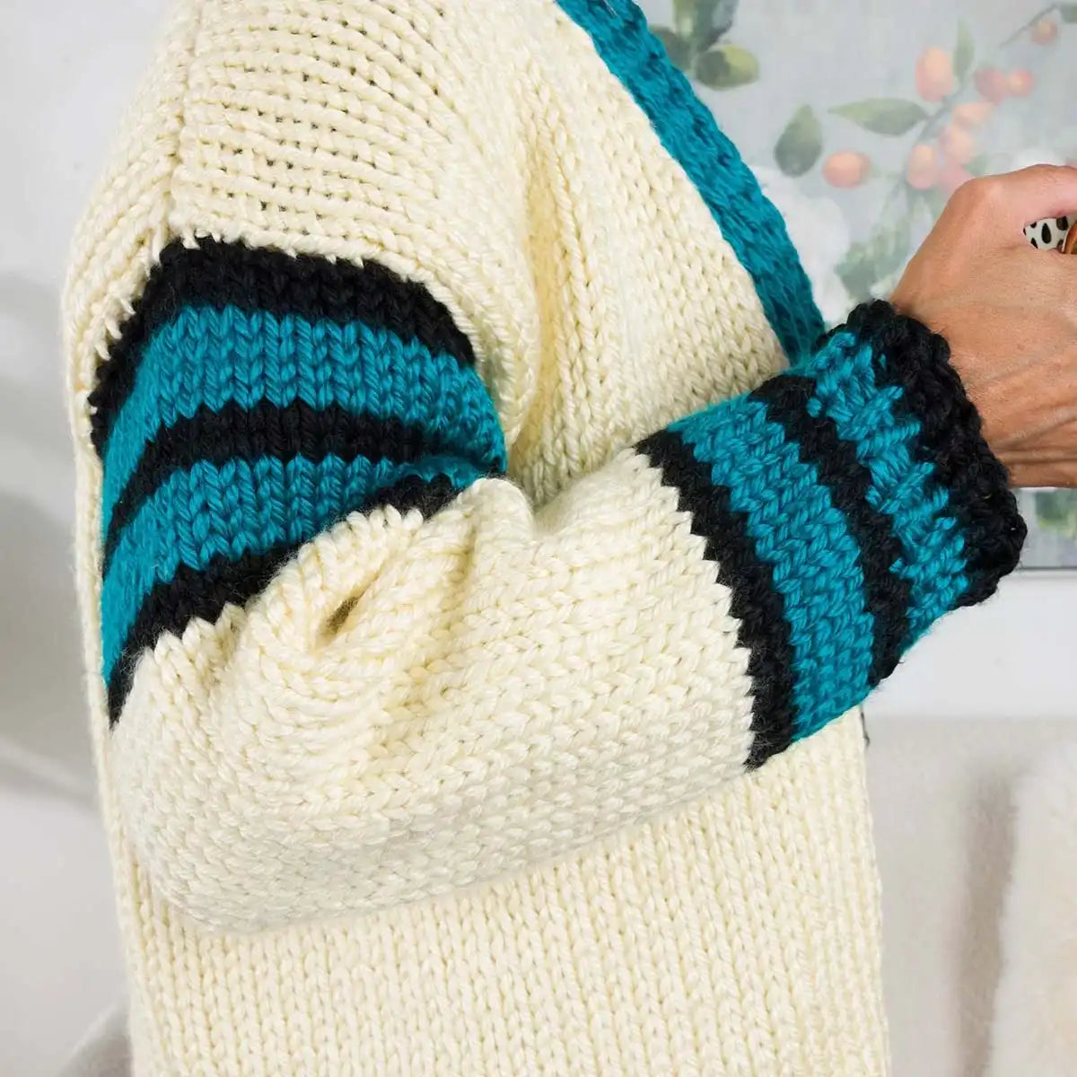 Bernat Library Cardigan Knit Kit