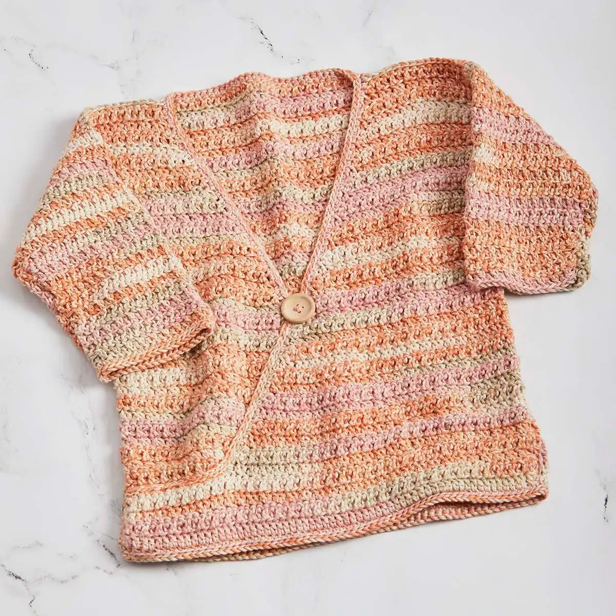Herrschners Faux Ever Wrap Top Crochet Kit