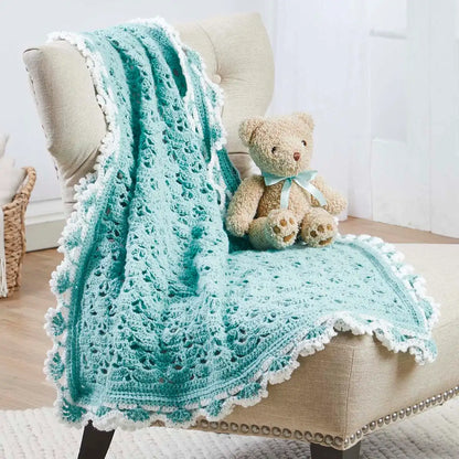 Herrschners Angel's Lace Baby Blanket Crochet Kit