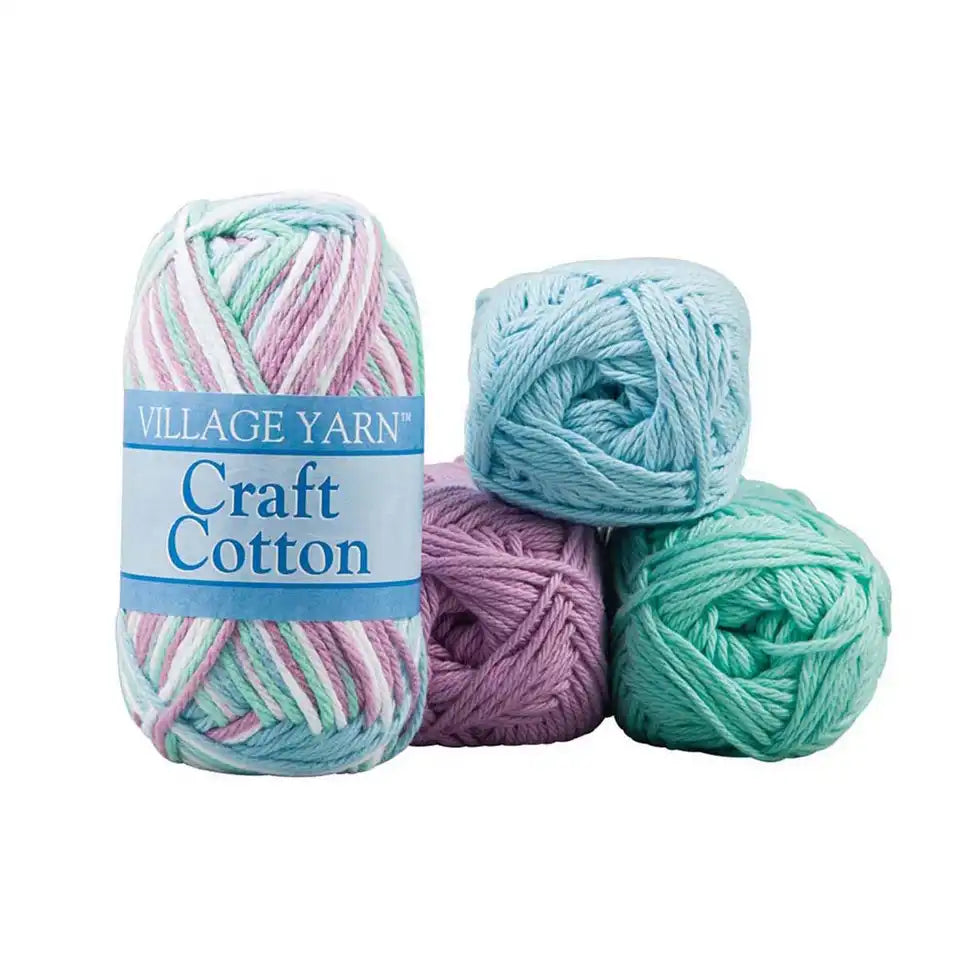 Village Yarn Craft Cotton Value Packs-Bag of 4