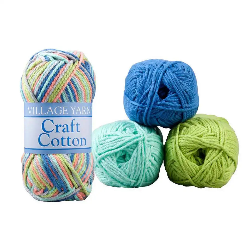 Village Yarn Craft Cotton Value Packs-Bag of 4