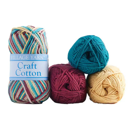 Village Yarn Craft Cotton Value Packs-Bag of 4