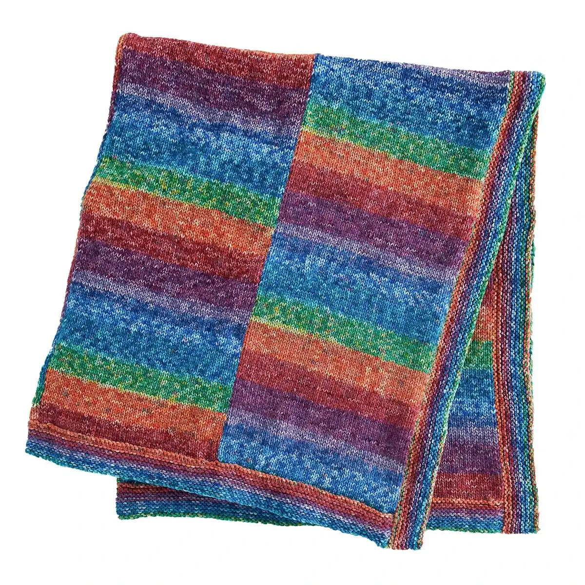 Red Heart Rainbow Connection Blanket Knit Kit