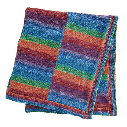 Red Heart Rainbow Connection Blanket Knit Kit