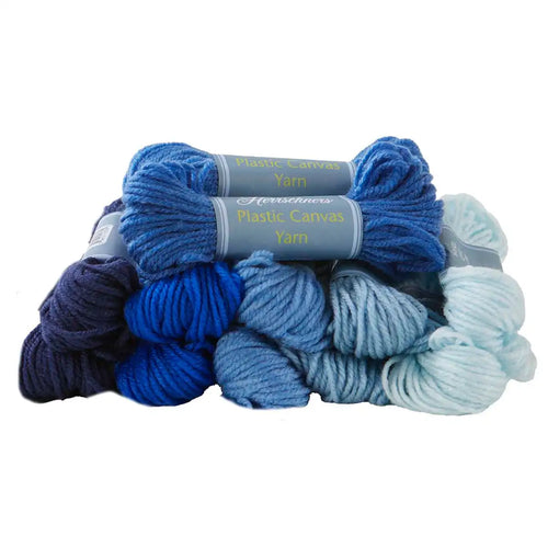 Herrschners Ocean Blues Plastic Canvas Yarn Pack