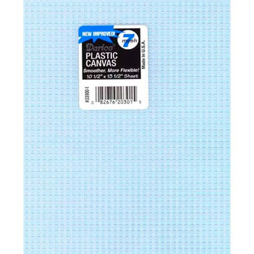 7-Mesh Plastic Canvas Sheets 10.5x13.5", Set of 6
