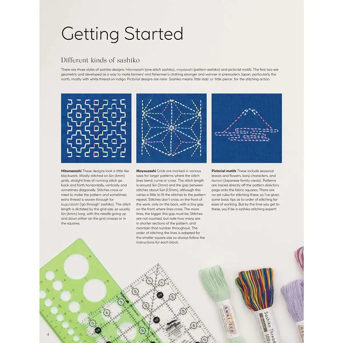 Ingram Publisher Services Sashiko 365: Stitch a New Shashiko Embroidery Pattern Every Day of the Year Book