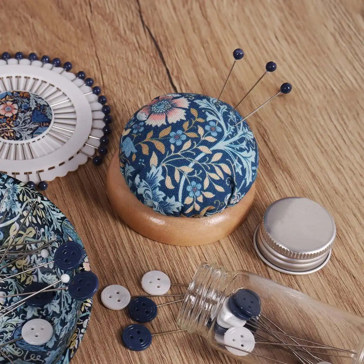 Groves Wooden Base Pin Cushion Accessory