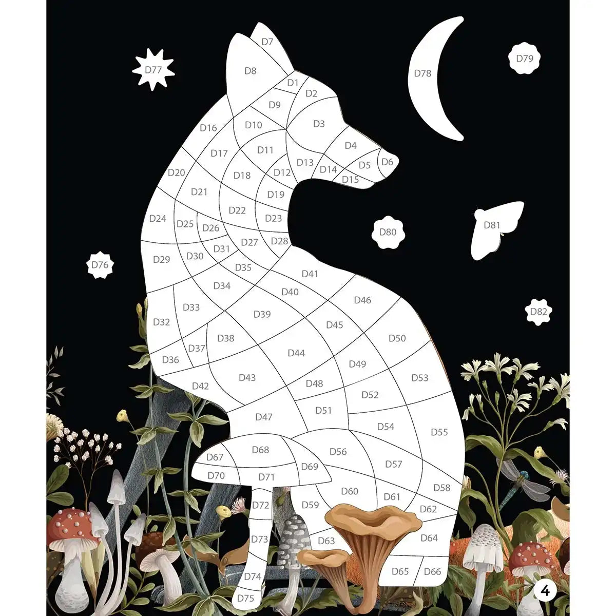 Brain Games Enchanted Garden Sticker by Number