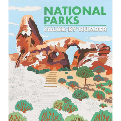National Parks Color by Number Coloring Book