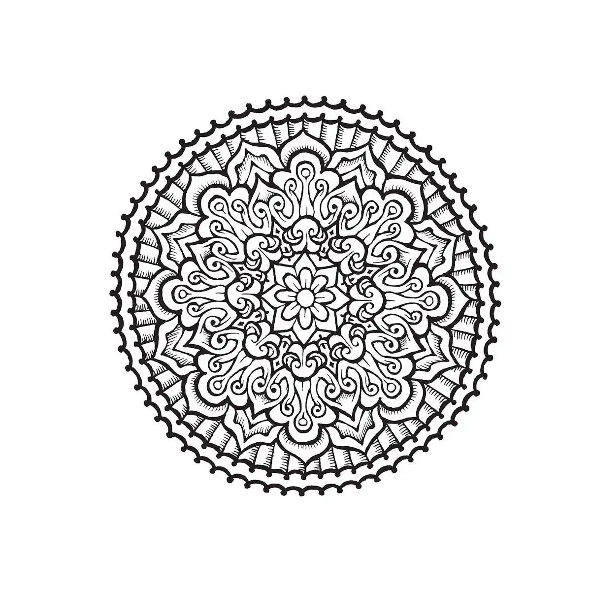 Dover Magical Mandalas Coloring Book