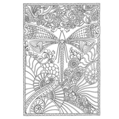 Dover Entangled Dragonflies Coloring Book