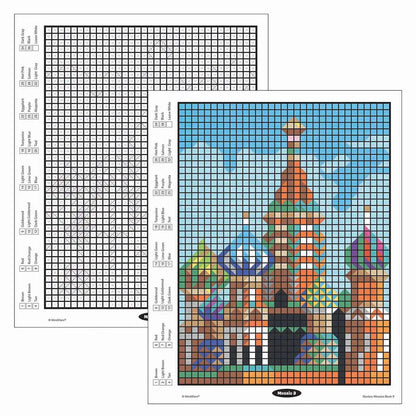 MindWare  Mystery Mosaics # 9 Color by Number Coloring Book