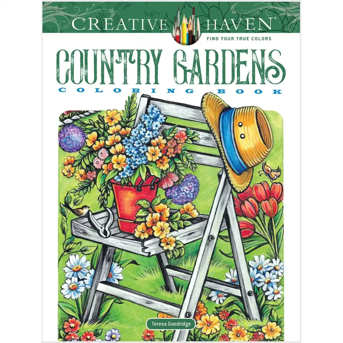 Dover Country Gardens Coloring Book