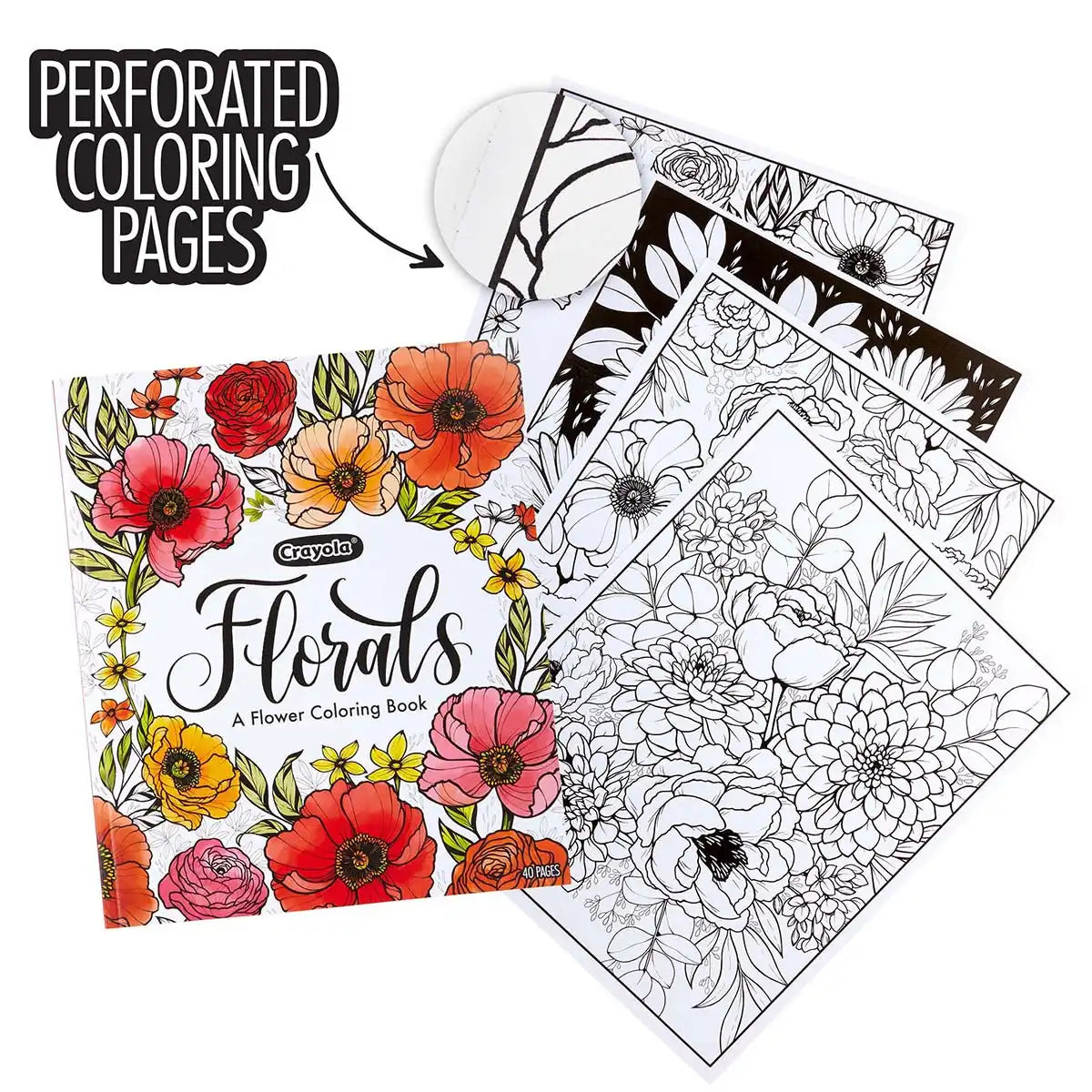 Crayola Florals Coloring Book