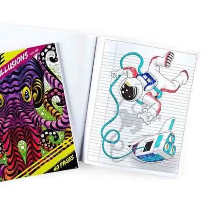 Crayola Art With Edge Optical Illusions, Vol 2 Coloring Book