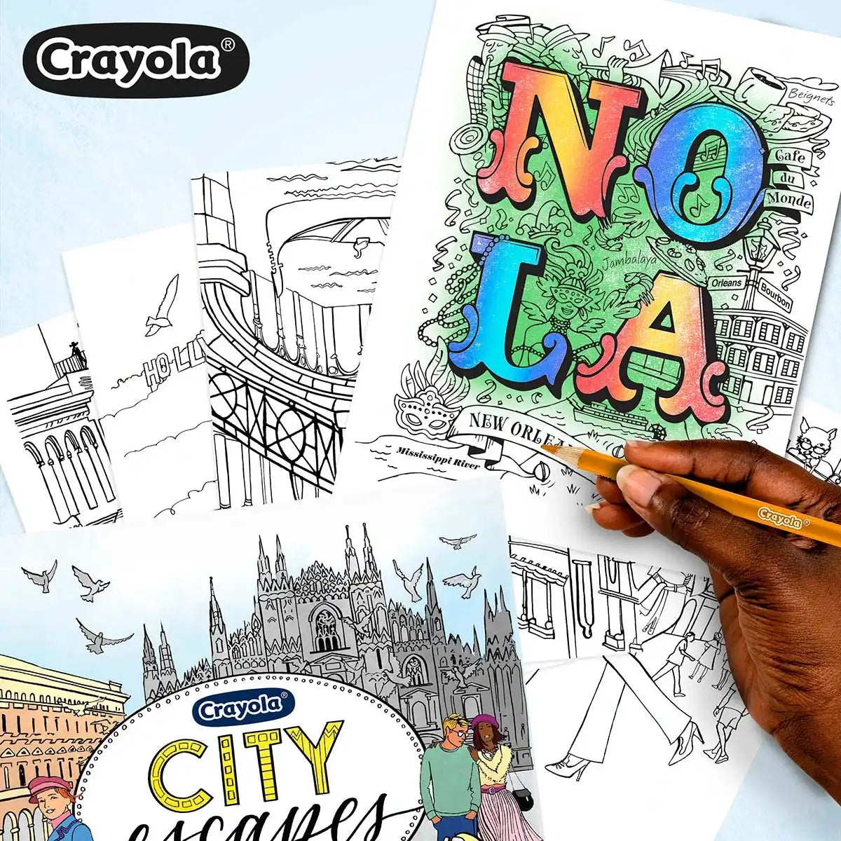Crayola City Escapes Coloring Book