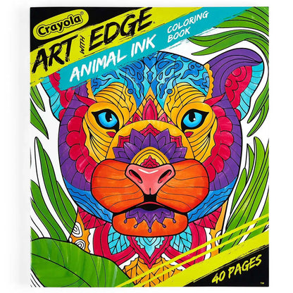 Crayola Art With Edge Jungle Animal Coloring Book