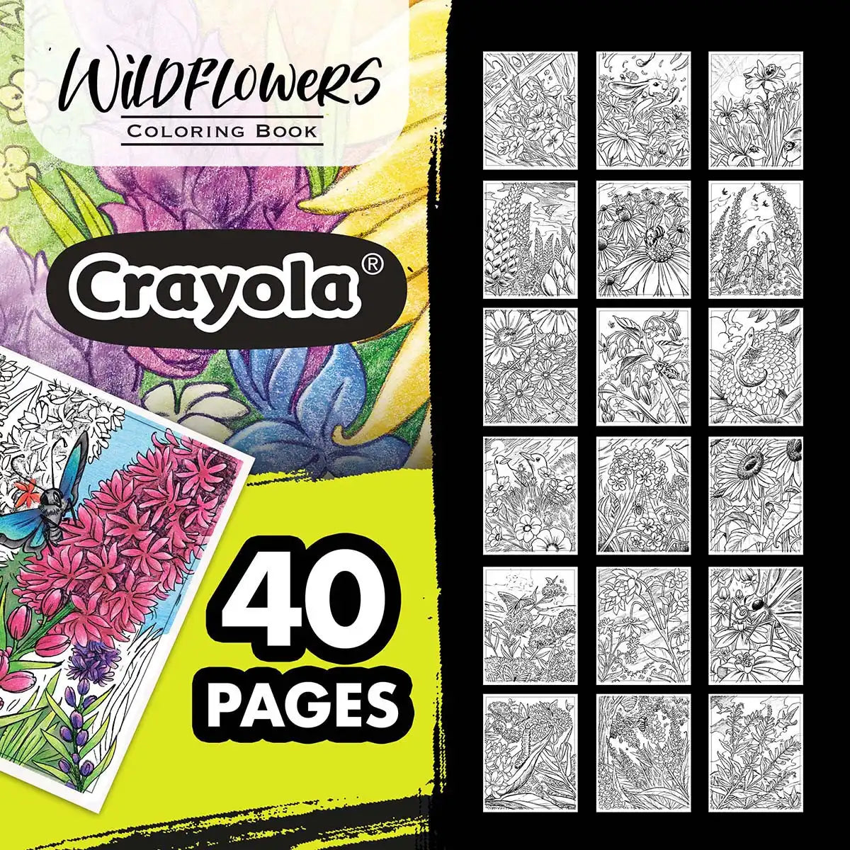 Crayola Wildflowers Coloring Book