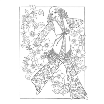 Dover Fabulous Fashions of the 1960s Coloring Book