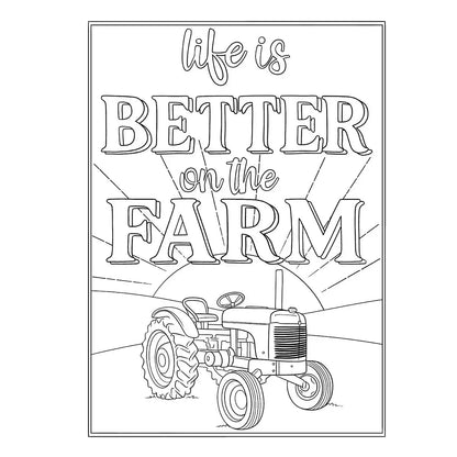 Dover Home Sweet Homestead Coloring Book