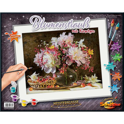 Schipper Flowers & Cherries Paint by Number Kit