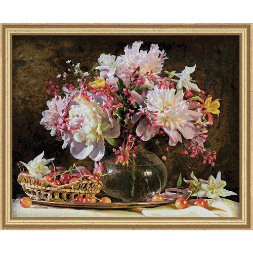 Schipper Flowers & Cherries Paint by Number Kit